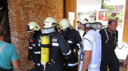 26.08.2017 - Strohlagerbrand in Kotezicken