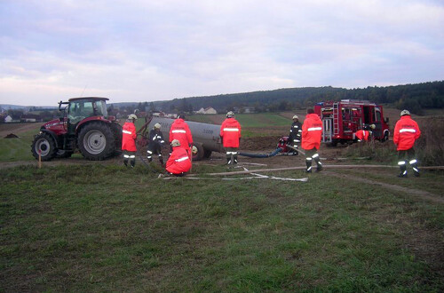 Ein Güllefass bei der Feuerwehr?