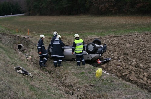 Verkehrsunfall zwischen Rohrbach und Jabing