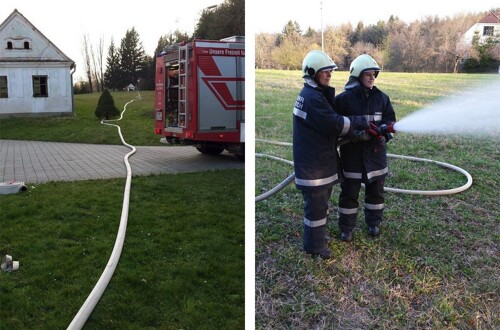 Hilfeleistung durch die TRMA1 Ausbildungsgruppe