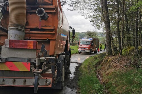Dieselaustritt bei LKW