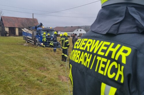 LKW-Bergung in Rohrbach